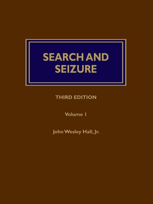 cover image of Search and Seizure